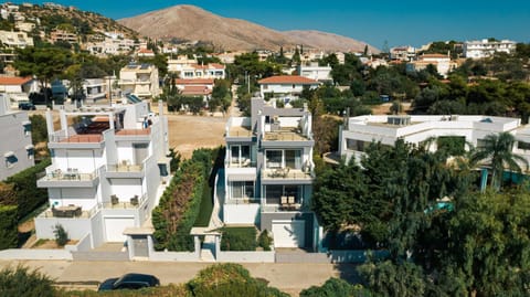 Property building, Neighbourhood, Bird's eye view