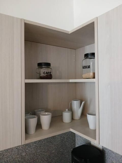 Kitchen or kitchenette, wardrobe