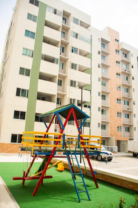 Property building, Day, Children play ground