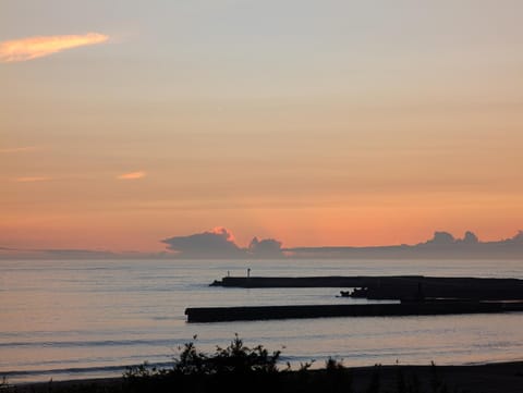 Natural landscape, Beach, Sea view, Sunrise