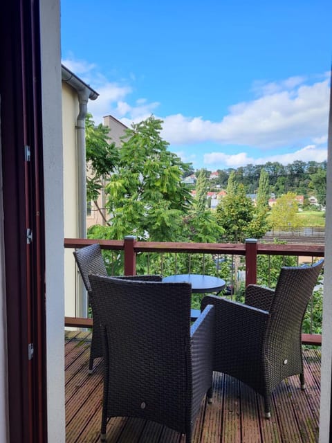 Im Herzen der historischen Altstadt mit Elbblick und Balkon Apartment in Pirna