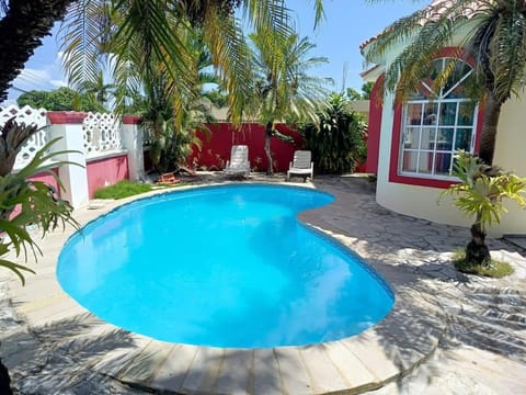 Patio, Garden, Swimming pool