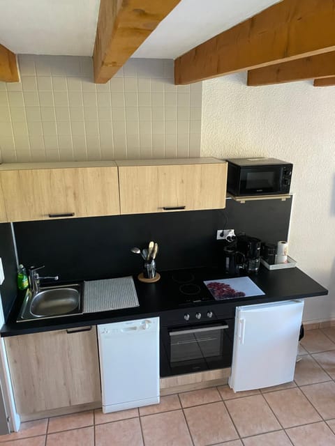 Kitchen or kitchenette, dishwasher, minibar, oven, stove