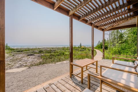 Lands End Private Waterfront Refuge House in Northern Bruce Peninsula