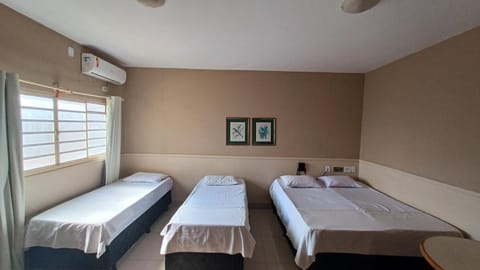 Bed, Photo of the whole room, Bedroom, minibar, towels, air conditioner