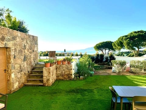 Patio, Natural landscape, Sea view