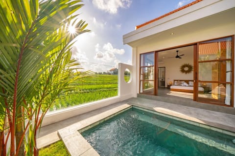 Patio, Natural landscape, Garden, Garden view, Pool view, Swimming pool