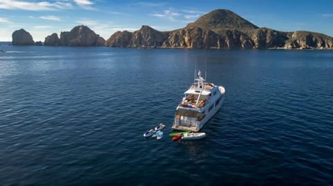 Luxury Yacht in La Paz Docked boat in La Paz