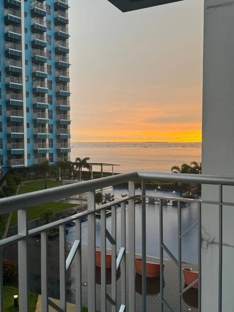 View (from property/room), Balcony/Terrace, Sea view, Sunset