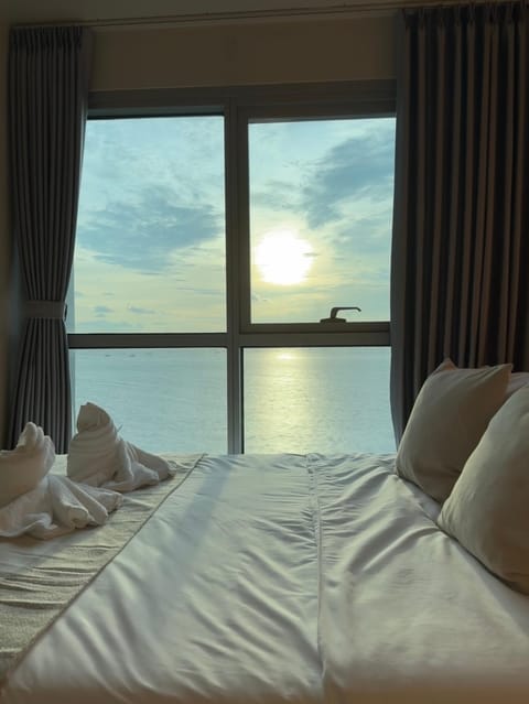 Bedroom, Sea view, Sunset