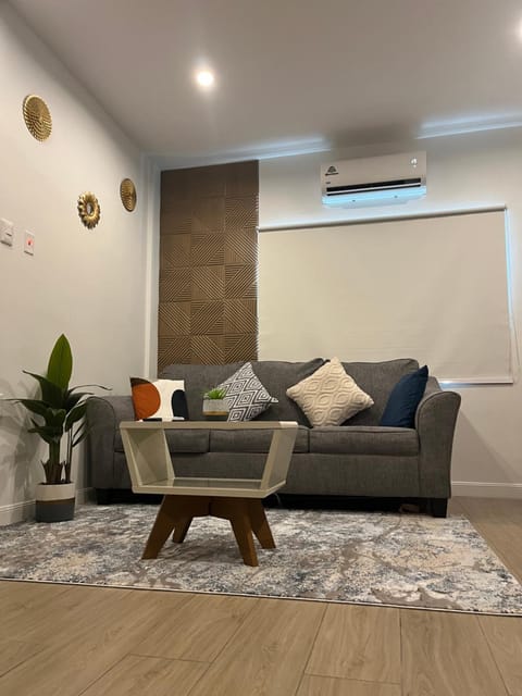 Living room, Seating area, air conditioner