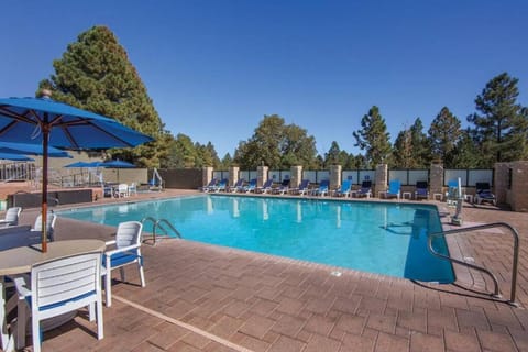 Pool view, Swimming pool, sunbed