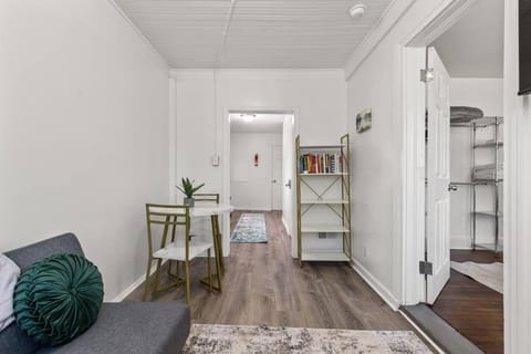 Library, Living room, Seating area, Dining area