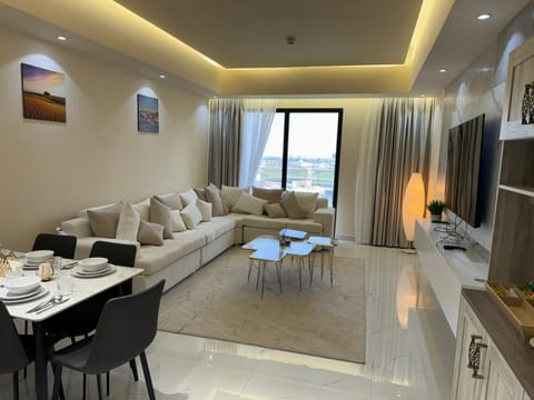 Living room, Seating area, Dining area