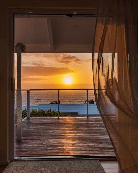 Natural landscape, Balcony/Terrace, Sea view, Sunset