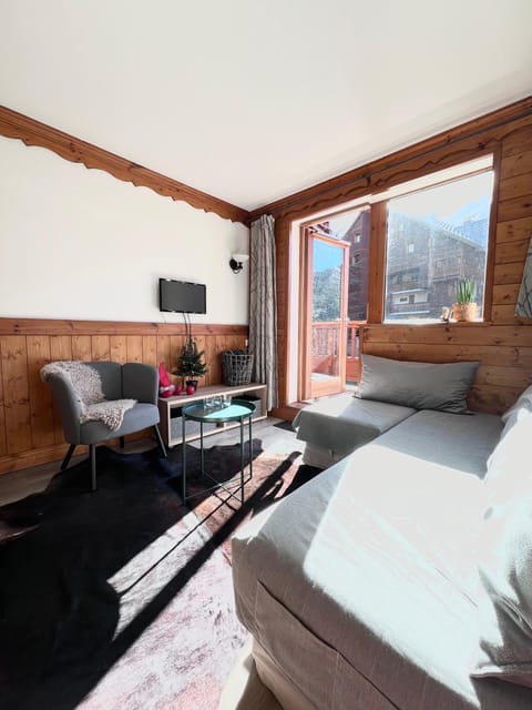 Appartement cosy 5-6p aux pieds des pistes 2 chambres 2 sdb Apartment in Oz