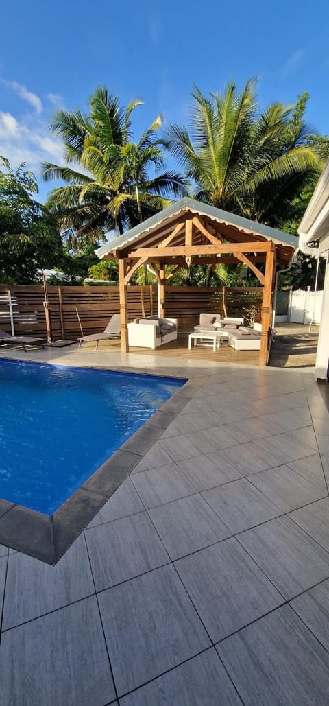 Patio, Day, Pool view, Swimming pool