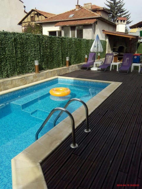 Patio, Pool view