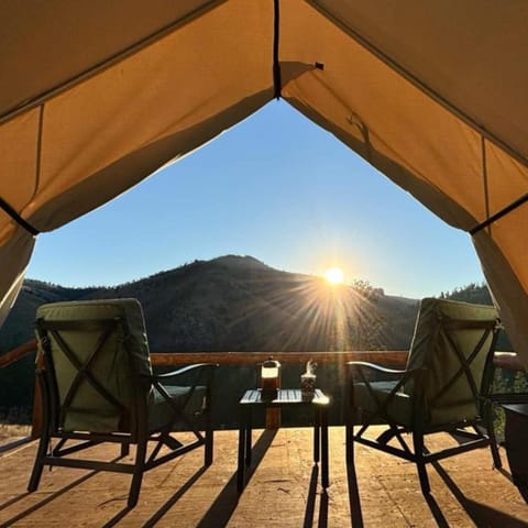 Patio, Natural landscape, Balcony/Terrace, Mountain view, Sunrise