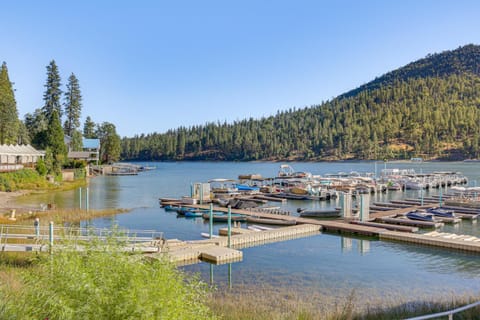 Walk to Marina Central Bass Lake Studio with Deck! Apartment in Bass Lake