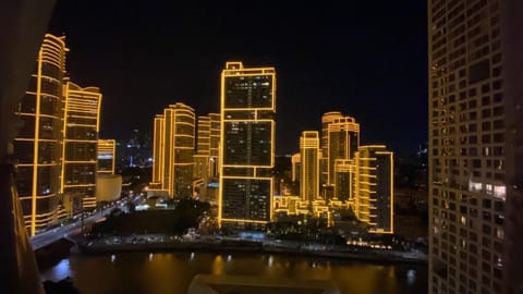 Property building, Night, City view