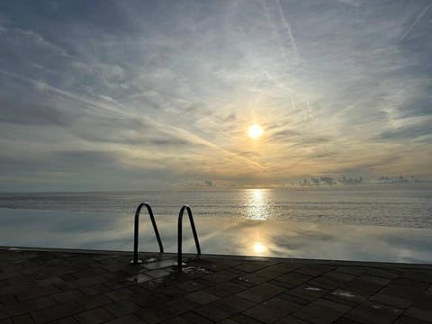 Beach, Sea view, Swimming pool, Sunset