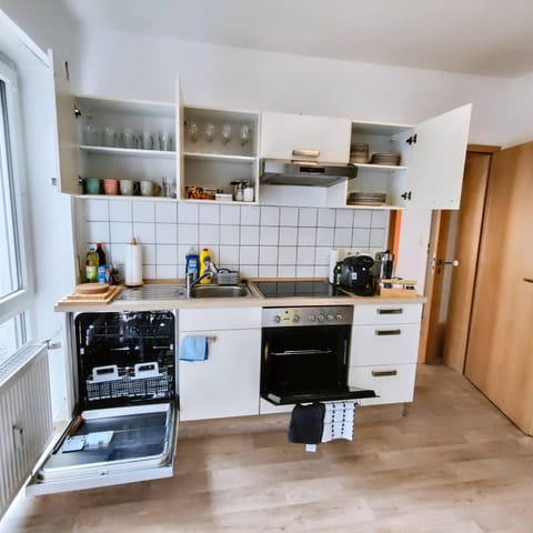 Kitchen or kitchenette, kitchen