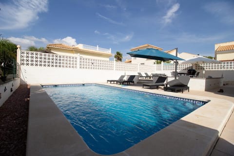 Patio, Pool view, Swimming pool, sunbed