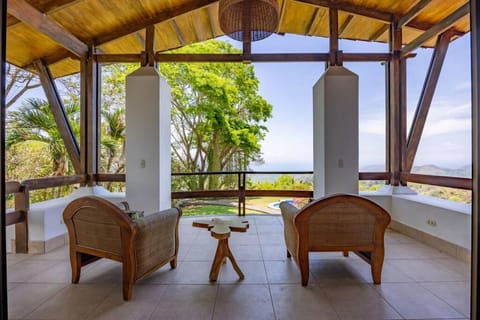 Private Beach Mansion Ocean View at Tambor Hills House in Cobano