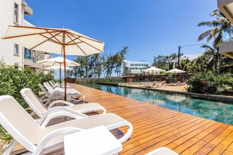 Penthouse Beachfront Ocean Terraces residence, Poste Lafayette-Apt-D3 Apartment in Flacq District, Mauritius