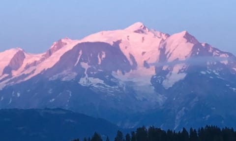 Face au Mont Blanc, plein sud Chalet in Combloux