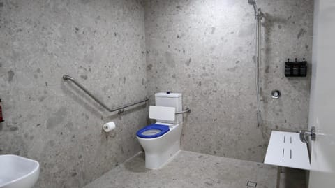 Shower, Toilet, Bathroom, Facility for disabled guests