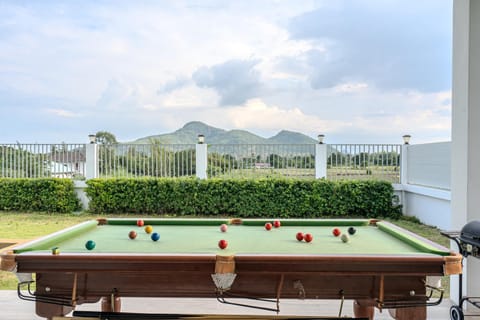 Day, Natural landscape, Billiard, Game Room, Mountain view, Pool view, Swimming pool