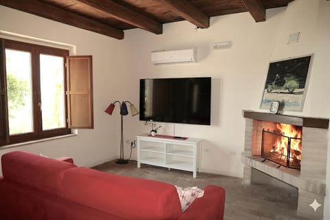 TV and multimedia, Living room, fireplace