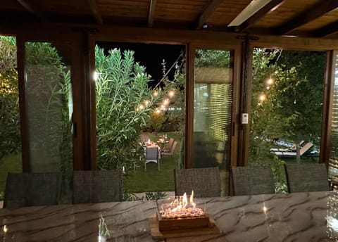 Patio, Seating area, Garden view