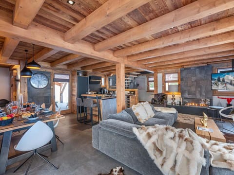 Chalet de luxe skis aux pieds, jacuzzi et sauna - FR-1-809-2 Chalet in Villard-sur-Doron