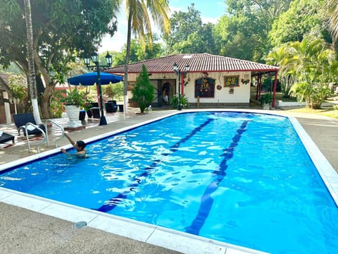 Property building, Pool view, Swimming pool