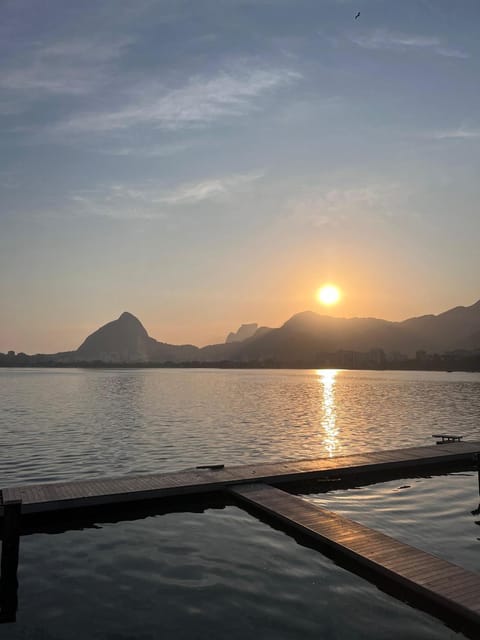 Nearby landmark, Natural landscape, Lake view, Mountain view, Sunset