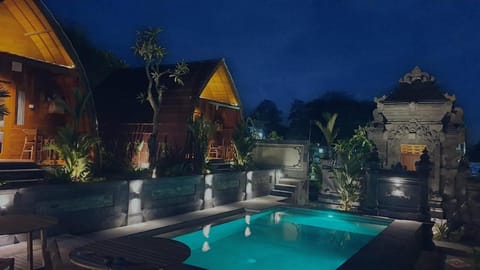 Property building, Pool view, Swimming pool