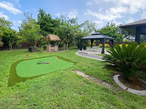 Day, Natural landscape, Children play ground, Garden, Minigolf, Garden view