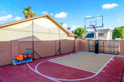 Slide into Fun Pool Games Fire Pit Sport Court House in Glendale