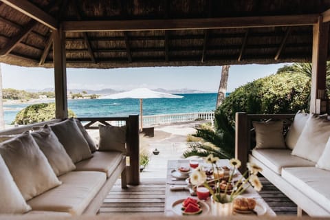 View (from property/room), Seating area, Dining area, Sea view