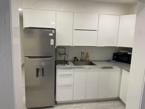 Kitchen or kitchenette, dishwasher