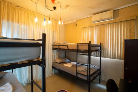 Bed, Photo of the whole room, Bedroom, bunk bed, air conditioner