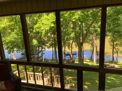 Patio, Natural landscape, Lake view