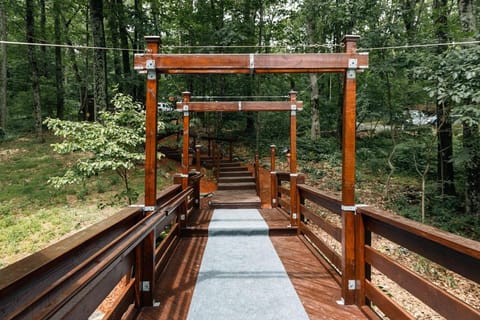 Black Dog Treehouse with Wintergreen Advantage House in Nelson County