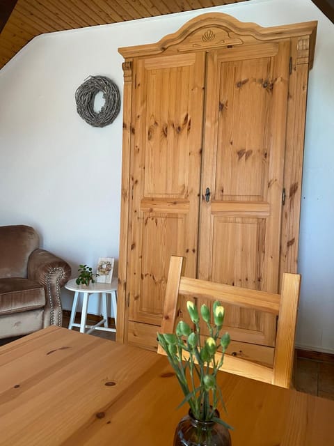 Seating area, wardrobe