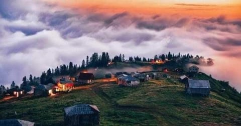 Sunset Inn Bakhmaro Chalet in Adjara, Georgia