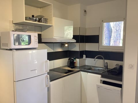 Coffee/tea facilities, Kitchen or kitchenette, dishwasher, oven, stove