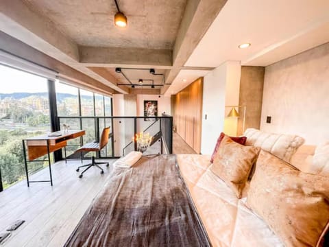 Skyline Suites - Elegant Living with Coworking & Scenic Views Apartment in Bogota